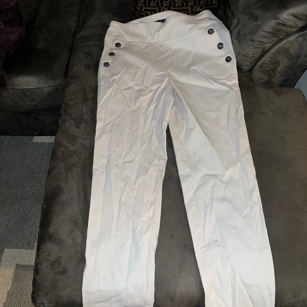 White dress pants.